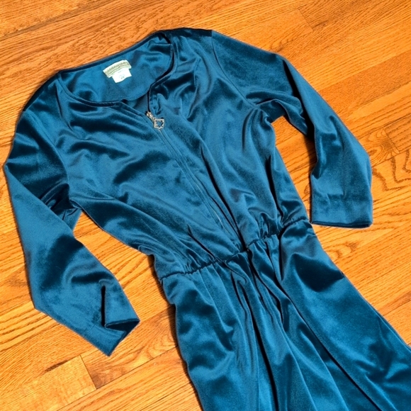 Coldwater Creek Pants - Coldwater Creek - Vintage Crushed Velvet Jumpsuit